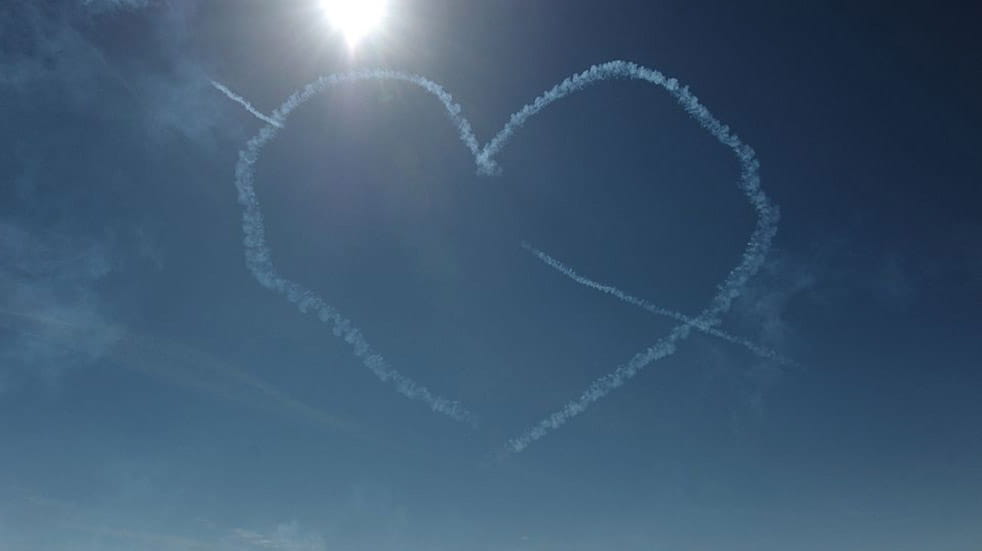 The Red Arrows history heart